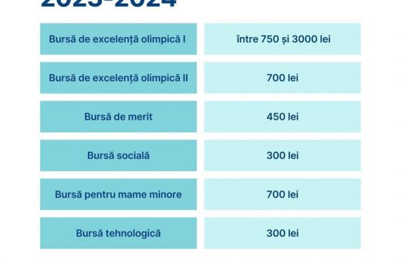 BURSE ȘCOLARE 2023-2024